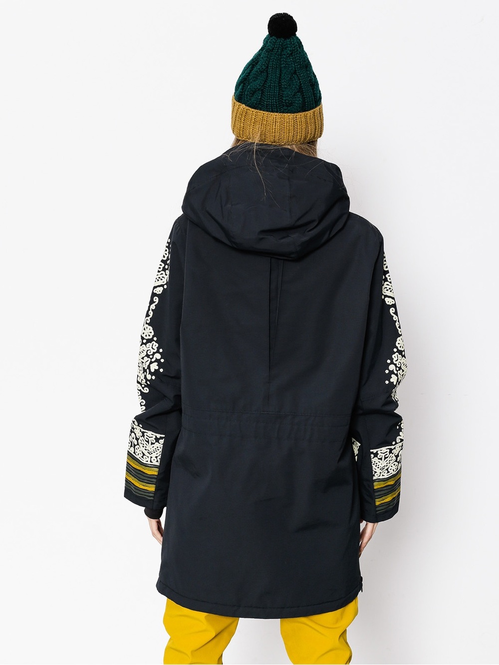 Burton Coat Womens Large Black Chuteout Anorak Pullover DryRide New - Picture 3 of 13